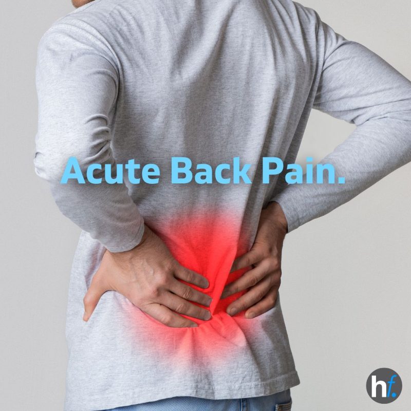 Why We Support Choosing Physiotherapy First for Acute Low Back Pain at Healthfix